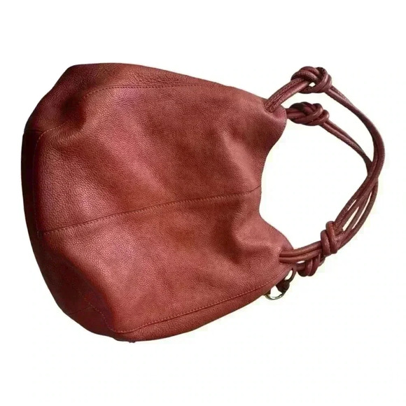 VINCE CAMUTO pebbled leather shoulder bag VV-BRANN-TO Moroccan clay - Picture 3 of 16